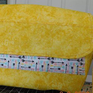 Messenger Bag with outside pockets-Handcrafted